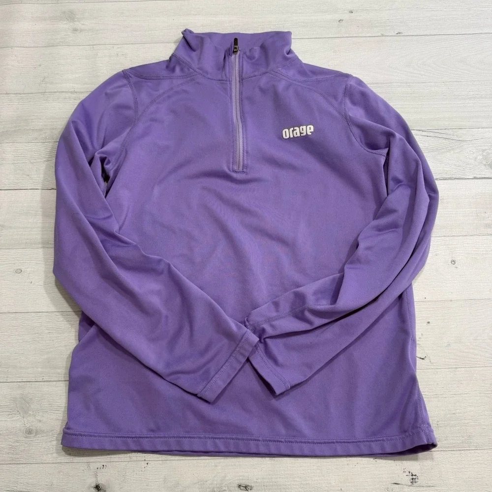 Orage kids purple baselayer‎ set youth large